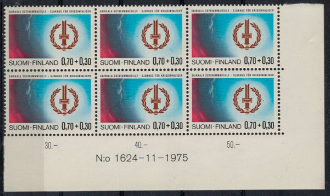 1975 sotainvalidit nro-6lo ++