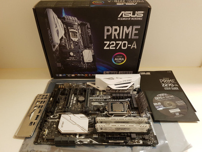 ASUS Prime Z270-A, Intel i5-7600K, 2x8 GB