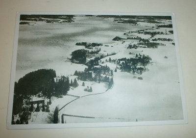 Tuusula, Tuusulanjärvi, ilmakuva, talvi, mv pk, ei kulk.