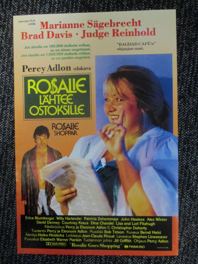 Rosalie lähtee ostoksille (1989) - vanha elokuvajuliste