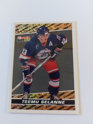 1993-94 Topps Premier Black Gold #1 Teemu Selänne
