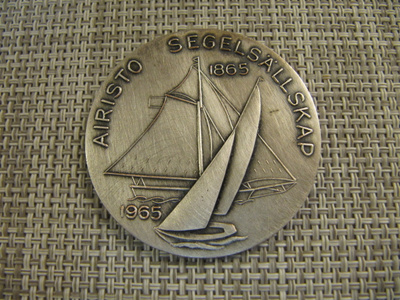 Airisto Segelsällskap (pursiseura ) mitali 1865-1965 100 V.