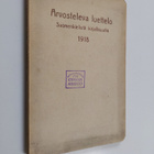 Arvosteleva luettelo suomenkielistä kirjallisuutta 1918 - pikkukuva 1