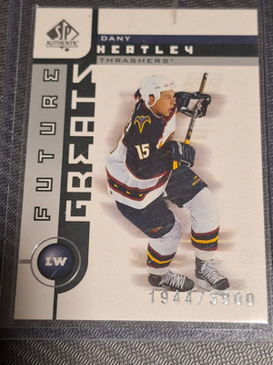 2001-02 SP Authentic Future Greats Dany Heatley /3500 #111