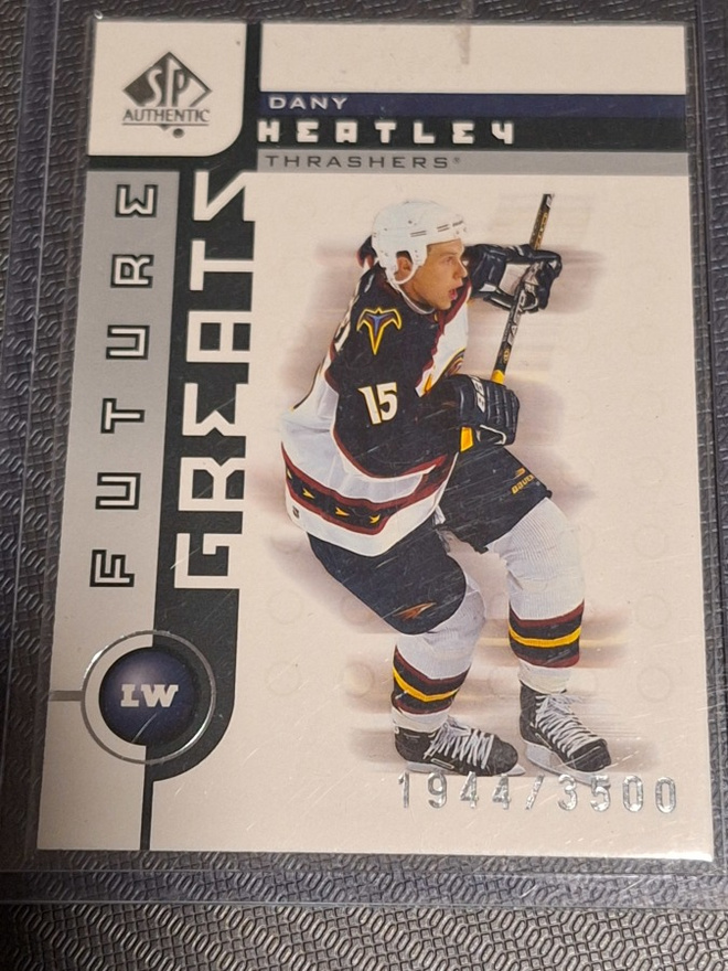 2001-02 SP Authentic Future Greats Dany Heatley /3500 #111