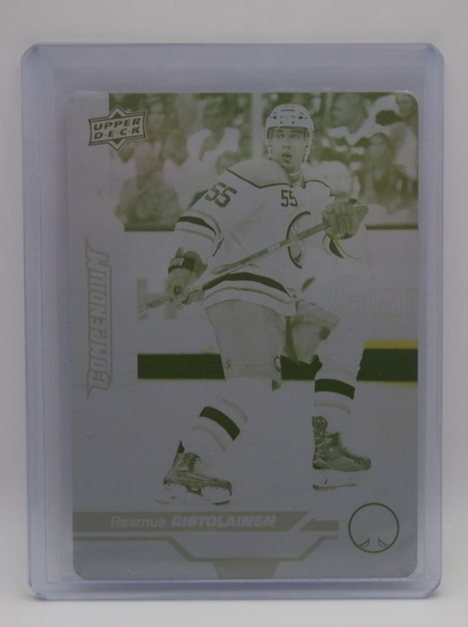 2018-19 Compendium Printing plate Rasmus Ristolainen