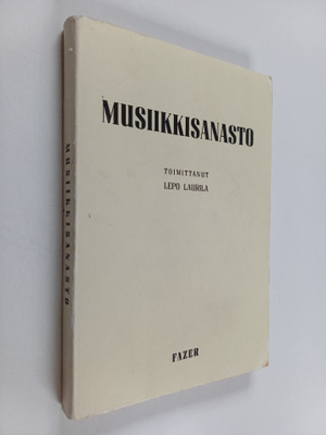 Lepo Laurila : Musiikkisanasto