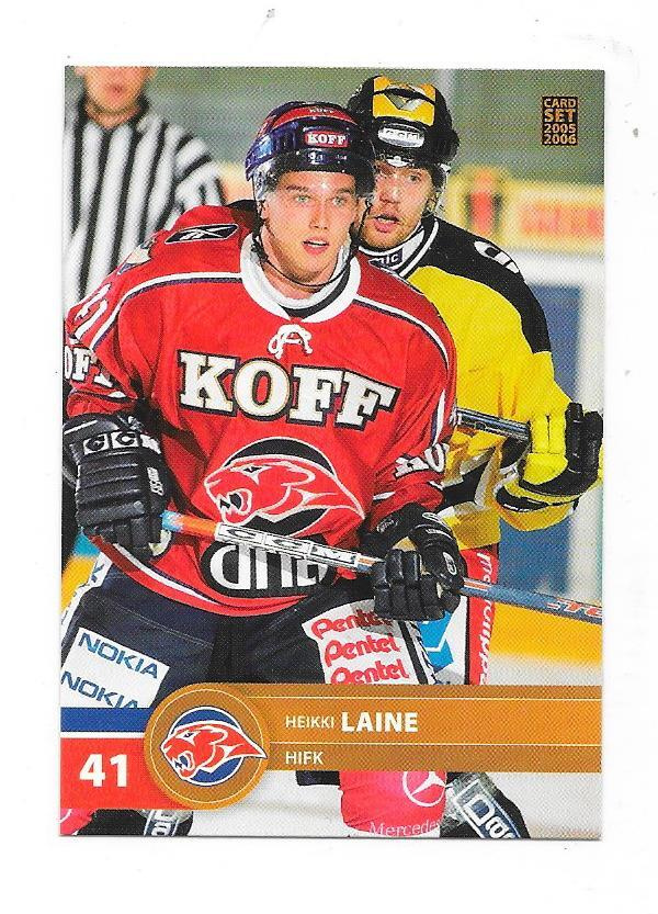 2005-06 Cardset #200 Heikki Laine  HIFK
