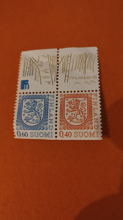 Postimerkki Finlandia 1988