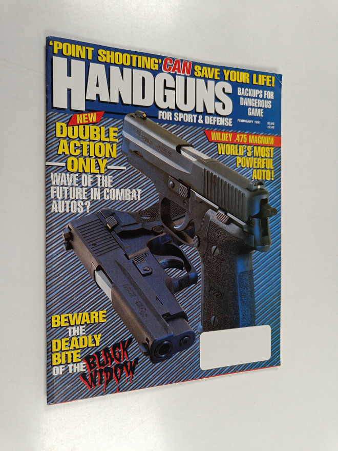 Handguns for sport & defence february 1991