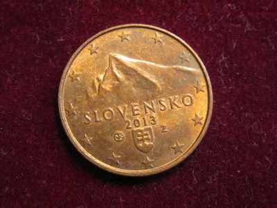 1 cent 2013. Slovakia