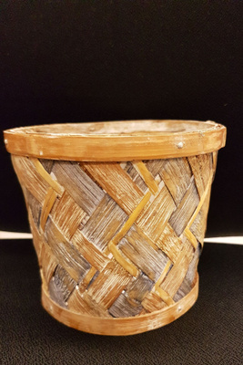 Pyöreä kukkakori h=11 cm