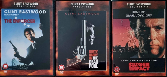 THE ENFORCER, THE DEAD POOL & SUDDEN IMPACT DVD