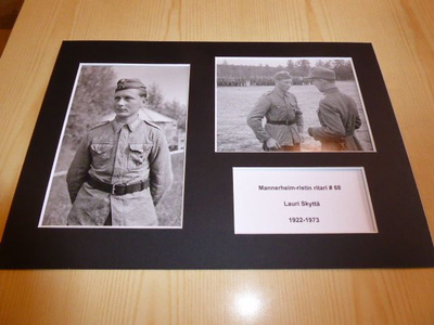 Mannerheim-ristin ritari valokuvat A4 paspis