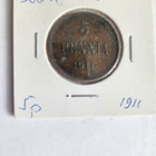 Suomi	5 penniä 1906 ja 1911     (14028) - pikkukuva 3