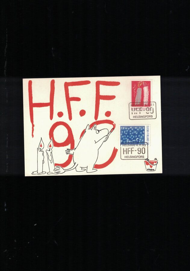 Muumipeikko / H.F.F. -90 (1983) käyttämätön kortti