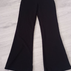 Mustat treenihousut bootcut lahje S - pikkukuva 1