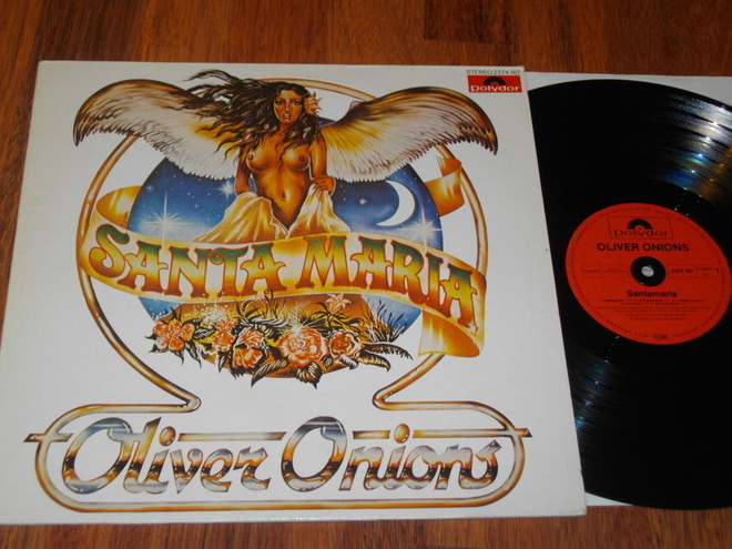 OLIVER ONIONS - Santa Maria - LP 1980 disco pop rock EX