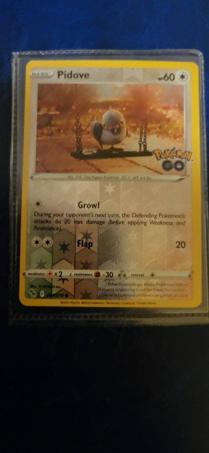 (061/078) Pidove – Reverse Holo – Pokémon GO