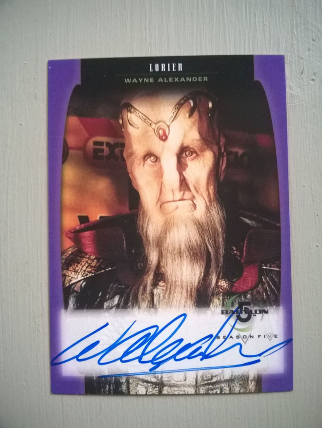 Babylon 5 Keräilykortti - Nimikirjoitus