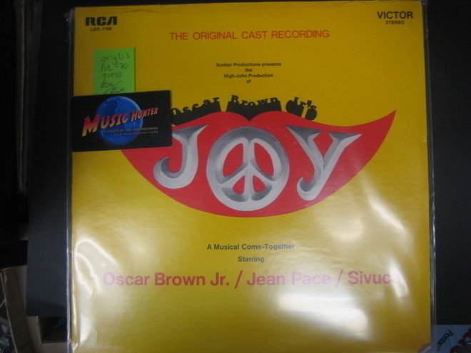 OSCAR BROWN JRS - JOY ORIG 1ST -70 US PRESS EX/EX LP