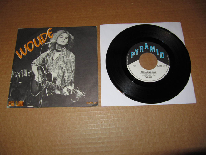 Woude 7" Teksasin Pojat, PS v.1985 EX/EX