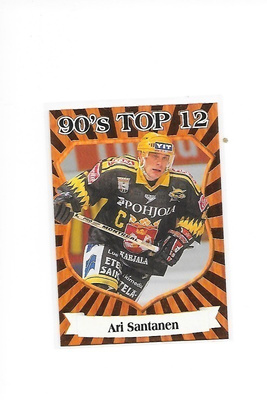 1998-99 CardSet 90`s Top 12 #9of12 Ari Santanen Saipa