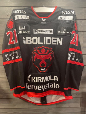 Porin Ässät Game worn Aleksi Matinmikko