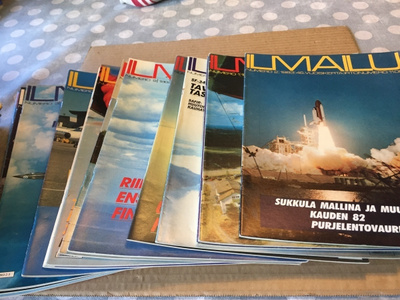 ILMAILU LEHTI VUOSIKERTA 1983 VAJAA