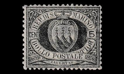 San Marino 13 * Vaakuna 5 C (1892)