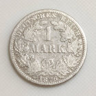 Saksa 1 Mark 1876A, Wilhelm I, hopeakolikko - pikkukuva 1