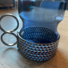 Iittala Tsaikka harvinainen sininen teelasi, T. Sarpaneva - pikkukuva 2