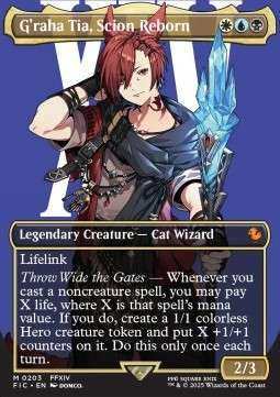 Magic the Gathering G'raha Tia, Scion Reborn Borderless