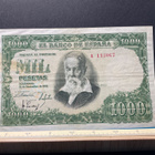 El Banco de Espana 31.12.1951 1000 Pesetas - pikkukuva 1
