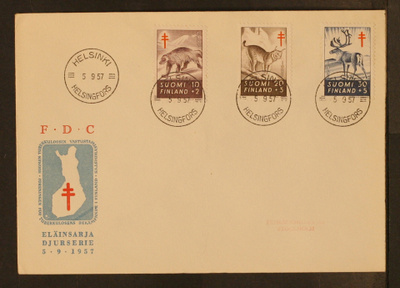 # 23609 # TUB-57 sarja FDC - 1957