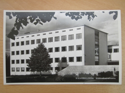 VANHA Postikortti Hämeenlinna 1950-l Alkup. Mallikappale