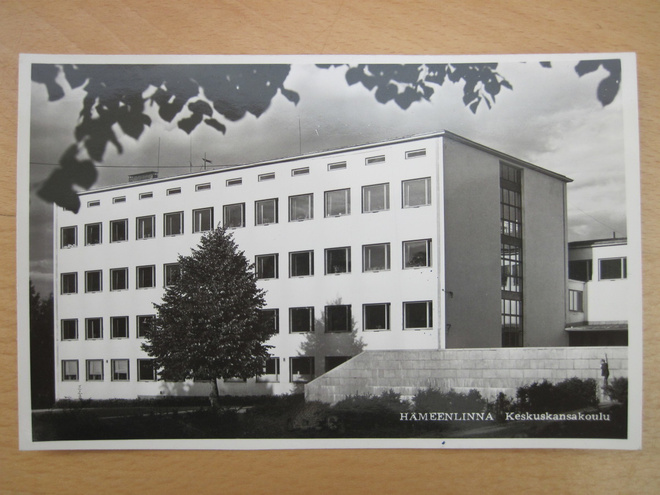 VANHA Postikortti Hämeenlinna 1950-l Alkup. Mallikappale