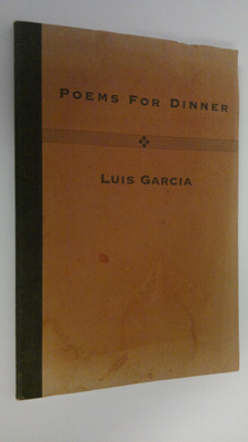 Luis Garcia : Poems for dinner (signeerattu)