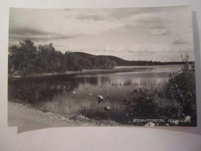 Postikortti Lappi Keimiötunturi 1950-l Alkup.Mallikappale