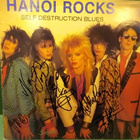 HANOI ROCKS - SELF DESTRUCTION BLUES LP KUUDELLA NIMMARILLA - pikkukuva 1