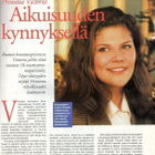 Me Naiset n:o 9 1995 Laila Snellman. Kata Vuoristo & Juhani - pikkukuva 3