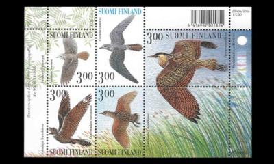 1473-7BL23 ** Suviyön lintuja blokki (1999)