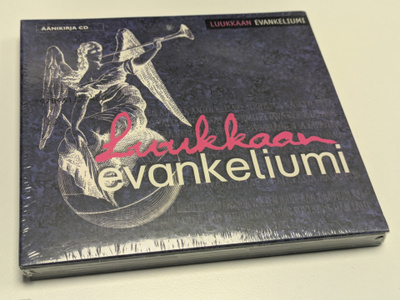 Luukkaan Evankeliumi Äänikirja (CD) UUSI!!