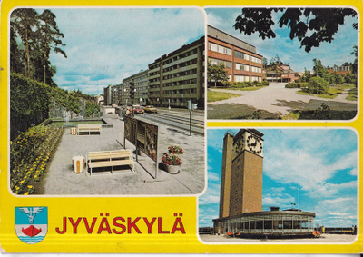 Jyväskylä. sommitelmakortti, e285