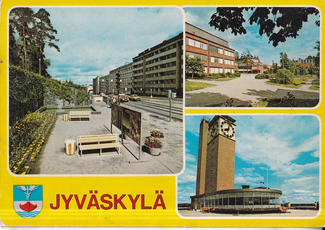 Jyväskylä. sommitelmakortti, e285