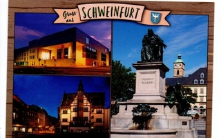 Gruss aus Schweinfurt postikortti (kulkematon)