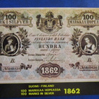 SUOMISETELI POSTIKORTTI - 100 MK 1862 (K15-S109) - pikkukuva 1