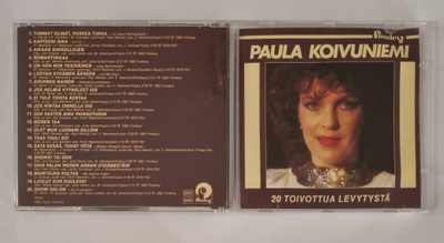 PAULA KOIVUNIEMI: 20 TOIVOTTUA LEVYTYSTÄ CD