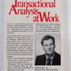 Maurice F. Villere : Transactional analysis at work : a g... - pikkukuva 2