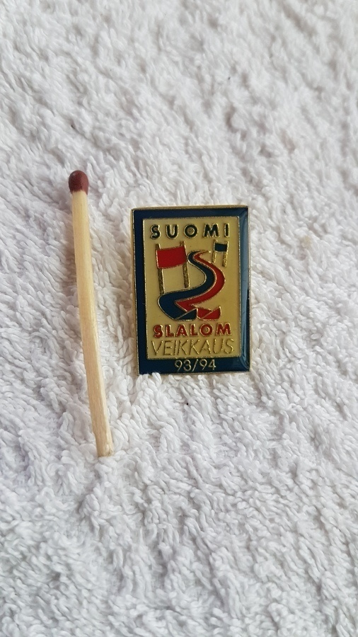 SUOMI SLALOM VEIKKAUS 93/94 Pinssi